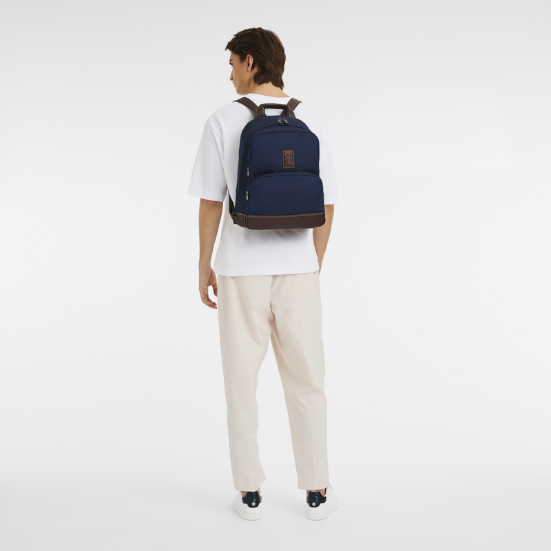 Boxford Backpack , Blue - Recycled canvas  - View 2 of  5