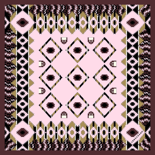 Silk scarf, 133 Powder Silk scarf, 133 Powder, hi-res