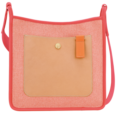 Sac bandoulière S Le Foulonné , Toile - Tomate