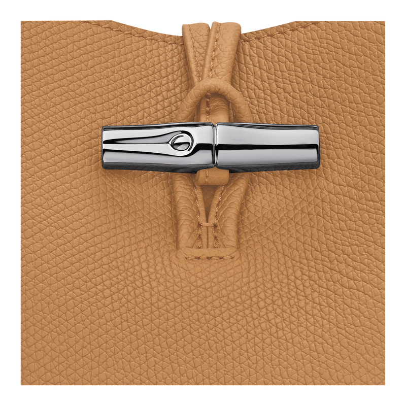 Le Roseau XS Bucket bag , Walnut - Leather  - View 6 of  6