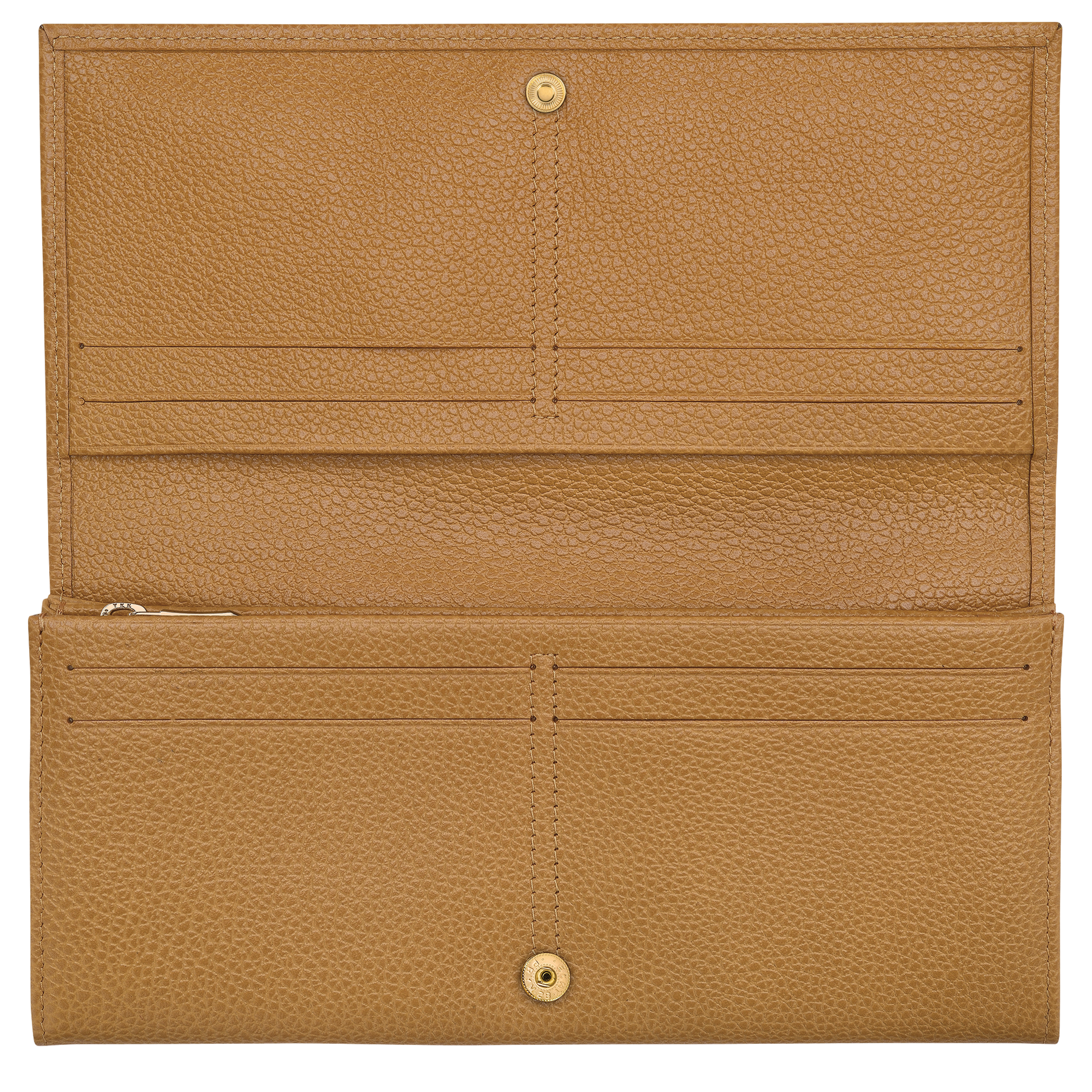 Long continental wallet, Nutmeg - View 3 of
3 - zoom in Le Foulonné Long continental wallet, Nutmeg