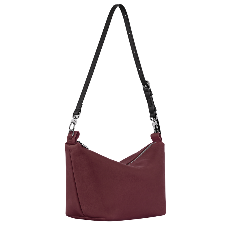 Le Slouchy S Crossbody bag , Pomegranate - Leather  - View 3 of  5