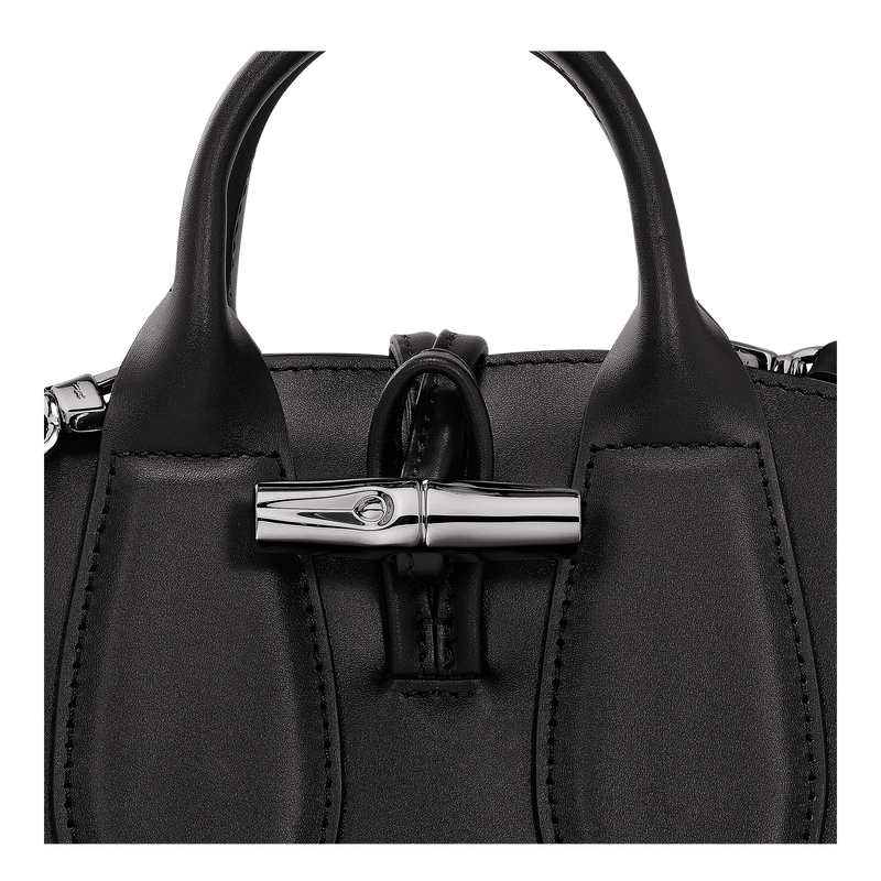 Le Roseau XS Handbag , Black - Leather  - View 3 of  3