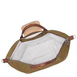 Le Pliage Original Travel bag expandable , Olive - Recycled canvas