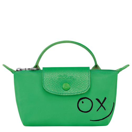 Longchamp x André 化妝包, 綠色