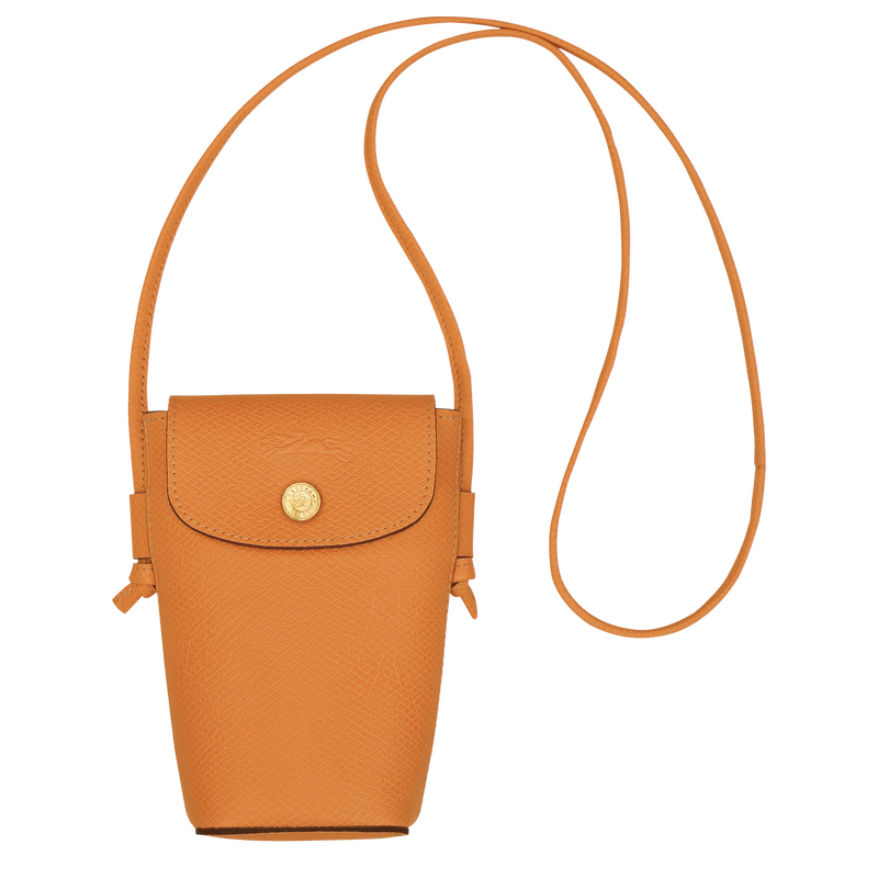 Portemonnaie mit Lederband Épure , Leder - Apricot  - Ansicht 1 von 3