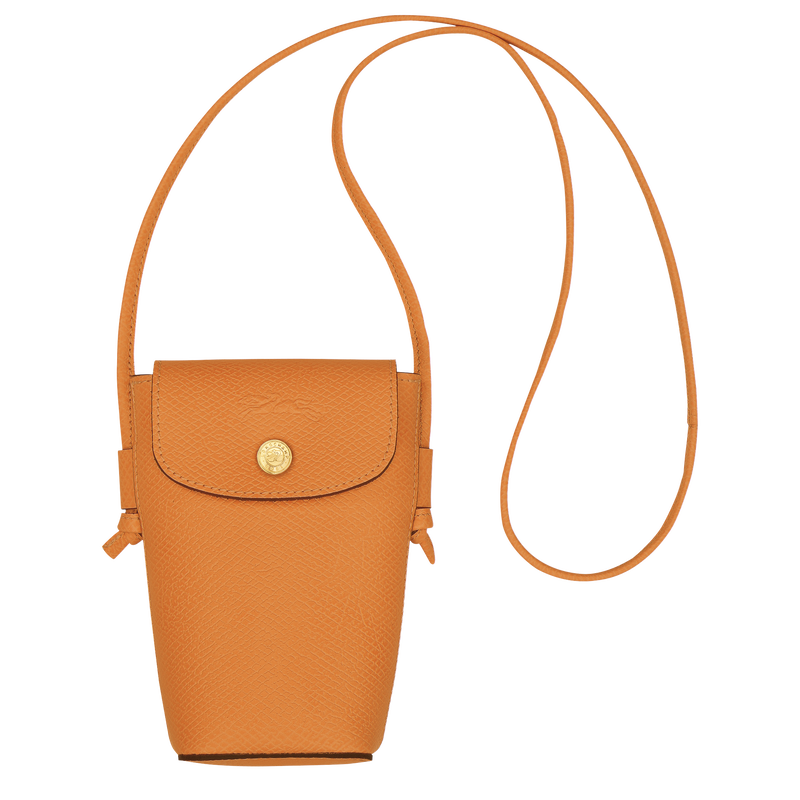 Épure Phone case with leather lace , Apricot - Leather  - View 1 of  3