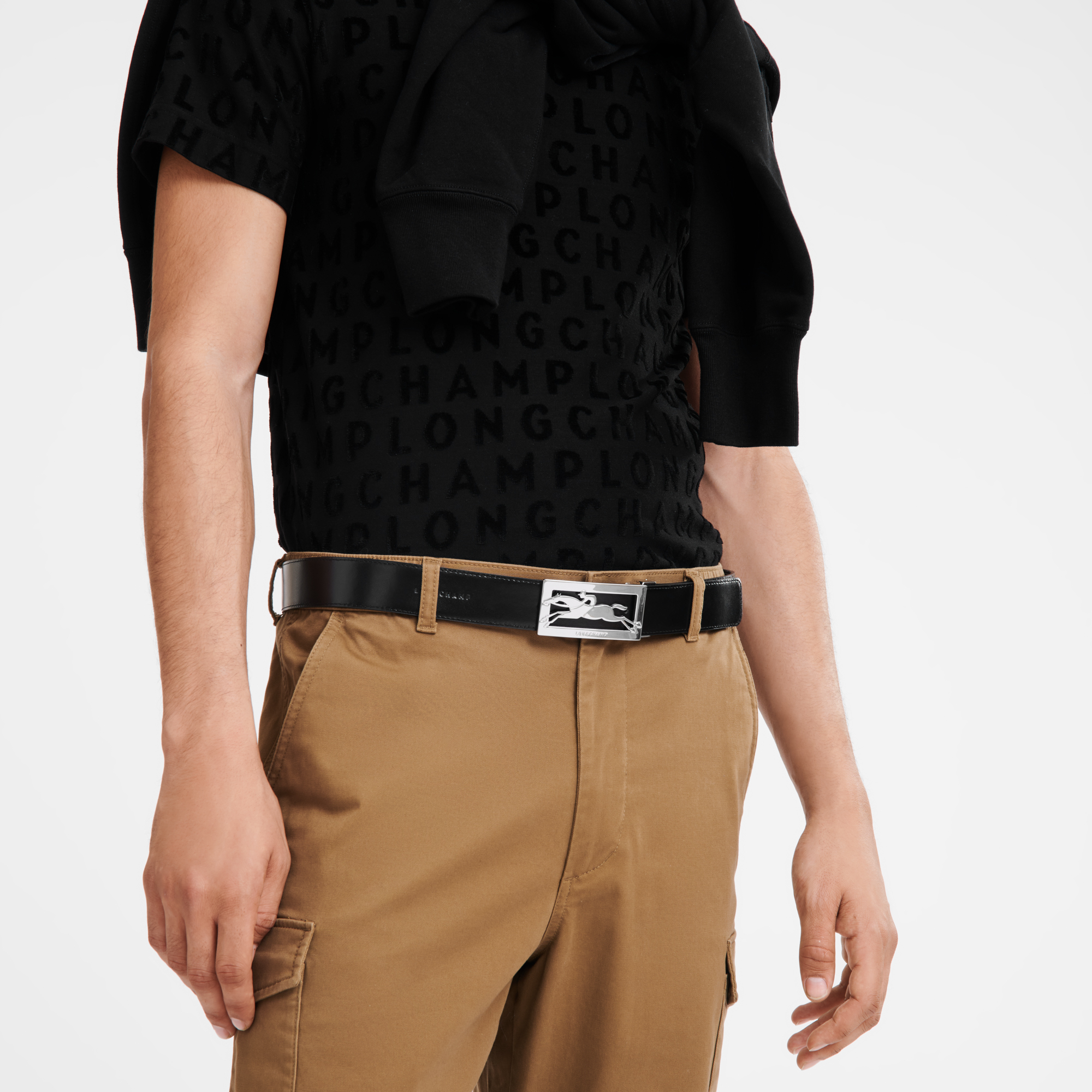 Men's belt, Black - View 5 of
5 - zoom in Delta Box Men's belt, Black