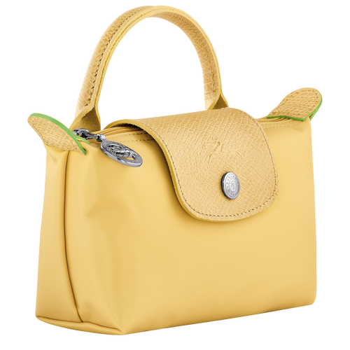 Le Pliage Green Pouch with handle Wheat - Recycled canvas (34175919A81)