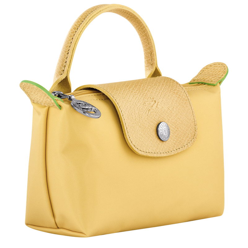 Trousse cosmétiques avec poignée Le Pliage Green , Toile recyclée - Blé  - Vue 3 de 5