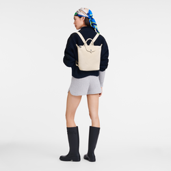 Le Pliage Xtra S Backpack , Ecru - Leather