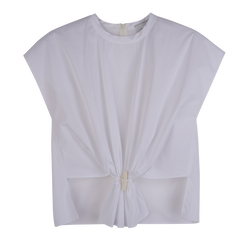 Top , White - Popelin