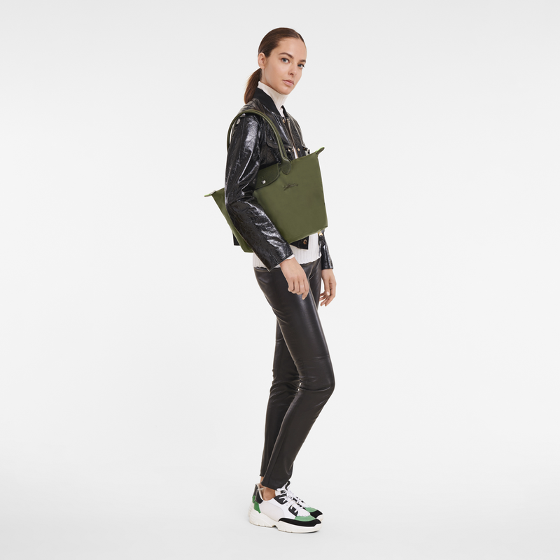 Green longchamp clearance le pliage