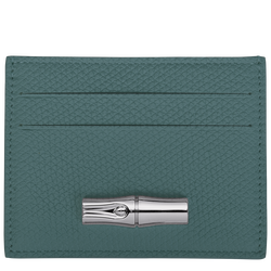 Le Roseau Card holder , Cedar - Leather