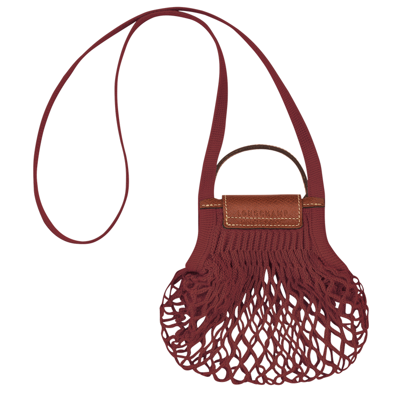 Le Pliage Filet XS Mesh bag , Mahogany - Canvas  - View 4 of 4