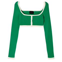 Crop-Top in Strickware