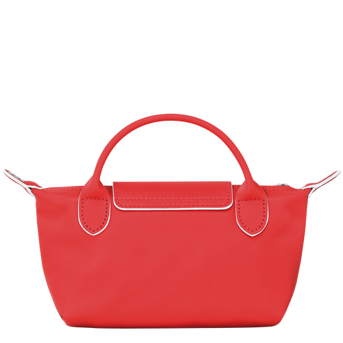 Pochette Le Pliage Xtra , Leder - Rot - Ansicht 4 von 4