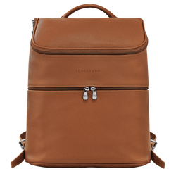 Le Foulonné Backpack , Caramel - Leather