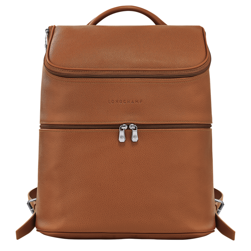 Le Foulonné Backpack , Caramel - Leather  - View 1 of 5