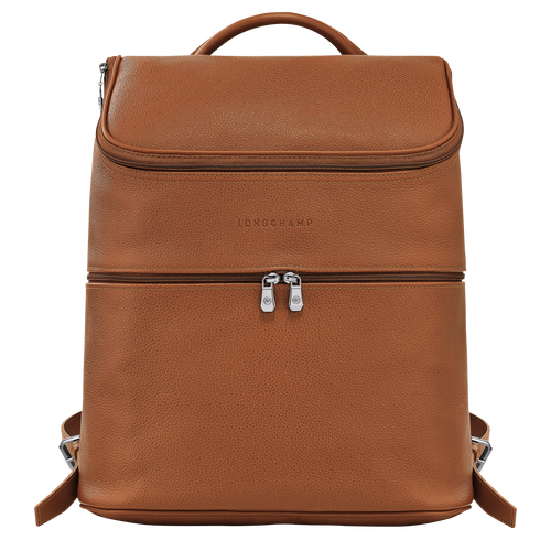 Le Foulonné Backpack , Caramel - Leather - View 1 of  4