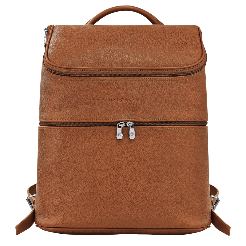 Le Foulonné Backpack , Caramel - Leather  - View 1 of  4