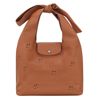 Schultertasche M Le Pliage Xtra , Leder - Cognac