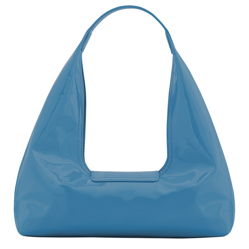Umh&auml;ngetasche M Le Pliage Xtra , Leder - Azurblau  - Ansicht 4 von 4