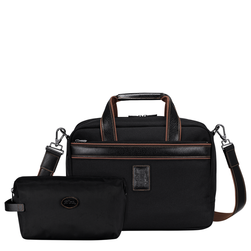 Boxford S Travel bag , Black - Recycled canvas  - View 5 of  5