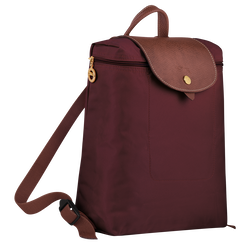 Le Pliage Original M Backpack , Burgundy - Recycled canvas