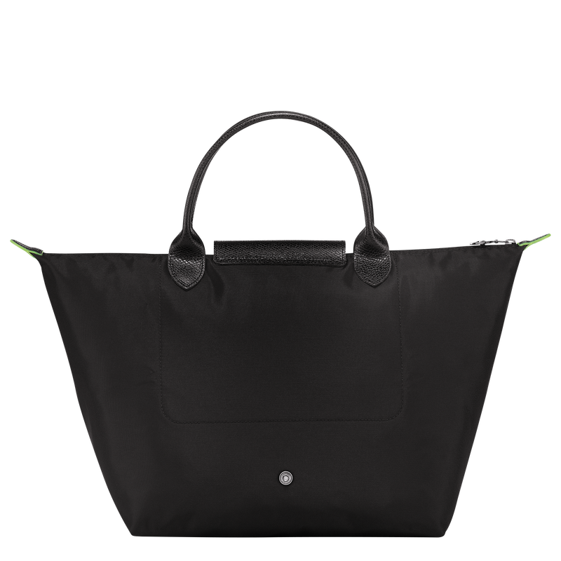 Le Pliage Green Top handle bag M, Black