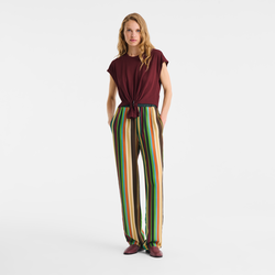 Top , Jersey de malha crepe - Borgonha