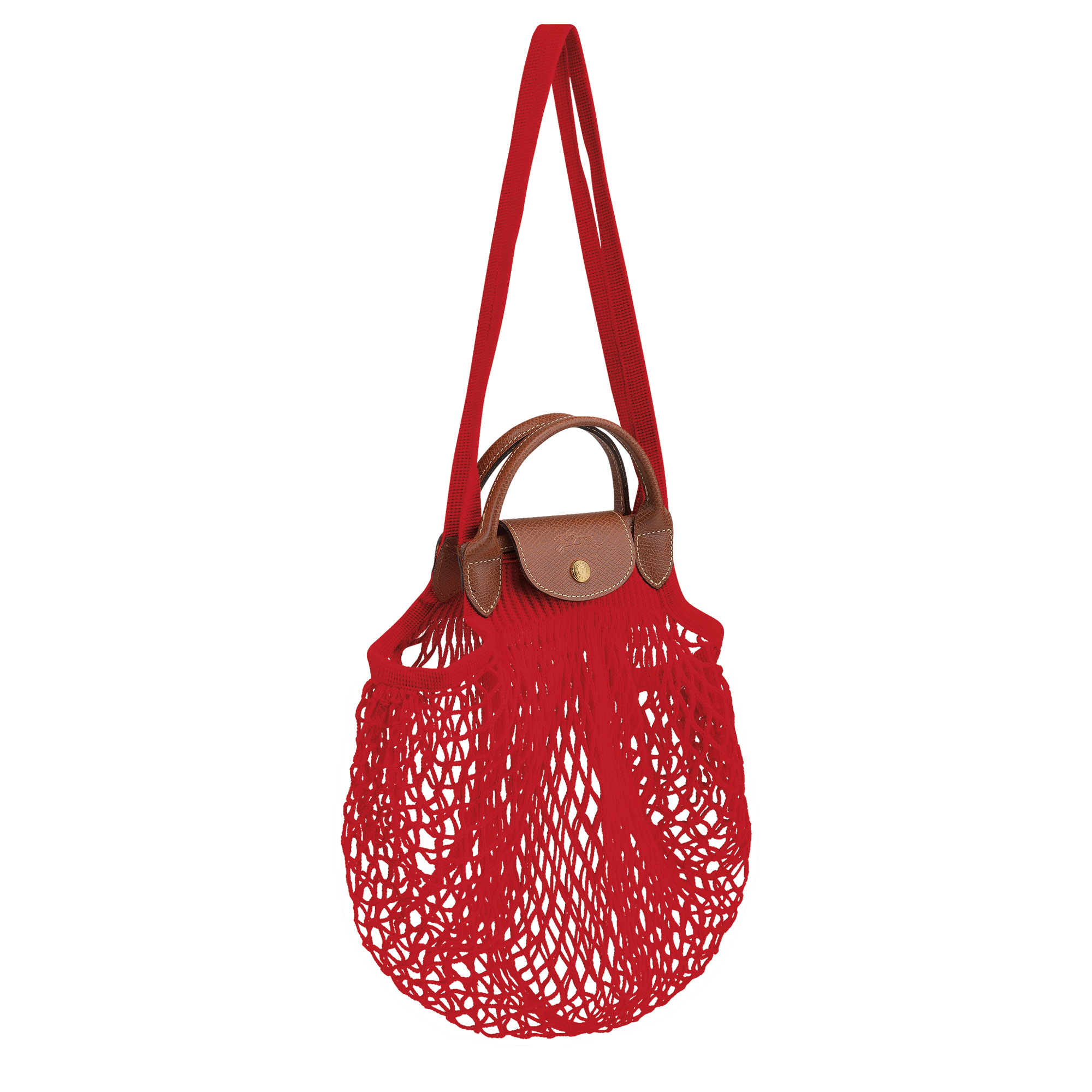 Bolso con asa superior Le Pliage filet Rojo (10121HVH548) | Longchamp ES