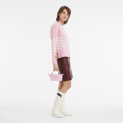 Le Pliage Green Tasje met handvat , Roze - Gerecycled canvas
