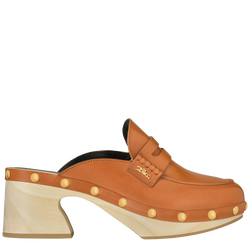 La Cigale Clogs , Cognac - Leather