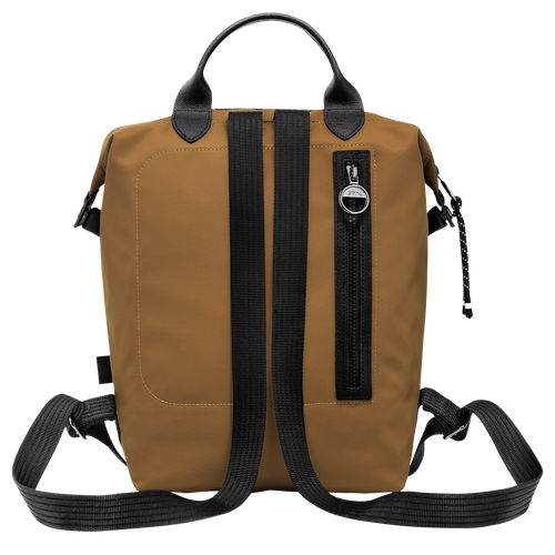 Rucksack L Le Pliage Energy , Recyceltes Canvas - Tabak - Ansicht 4 von 4