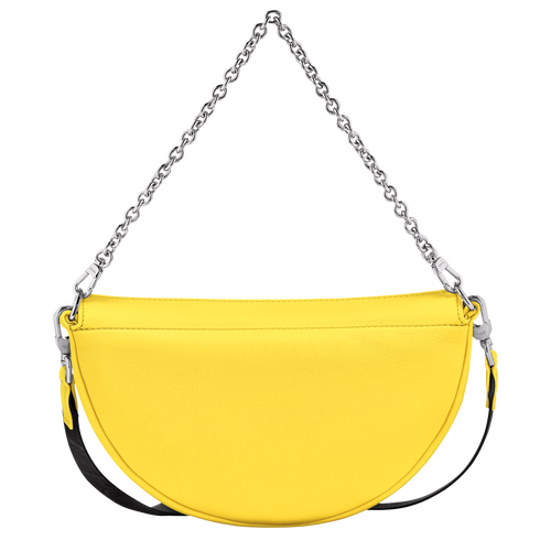Smile S Crossbody bag , Yellow - Leather - View 4 of  7