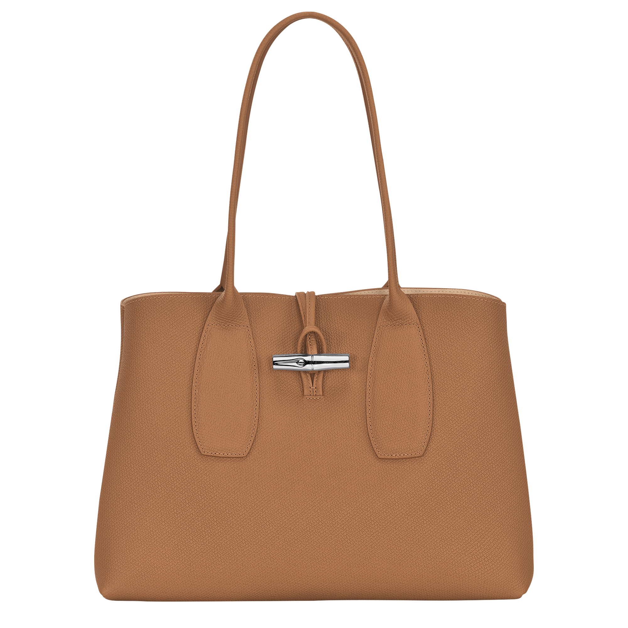 Natural Ferragamo Leather Shoulder Bag in Beige Womens Bags Shoulder bags 