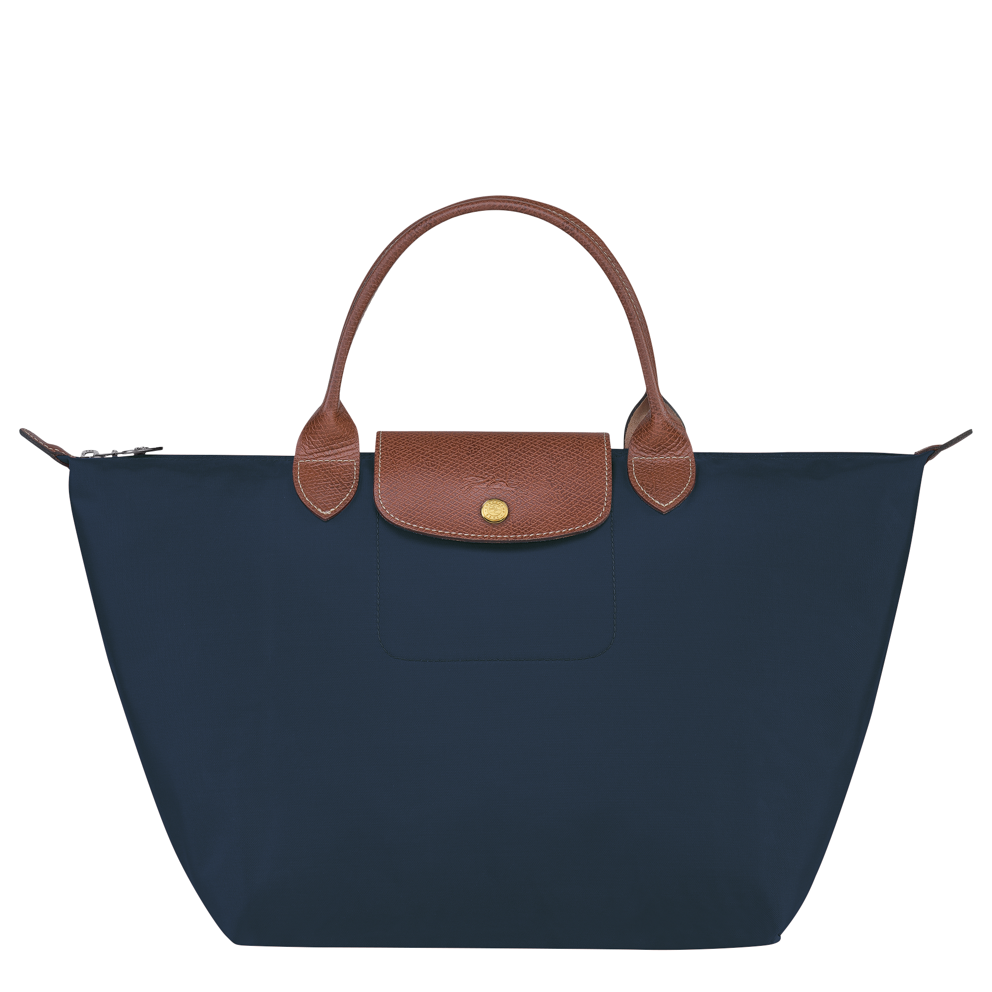 Le Pliage Original Bolso con asa superior M, Azul Marino