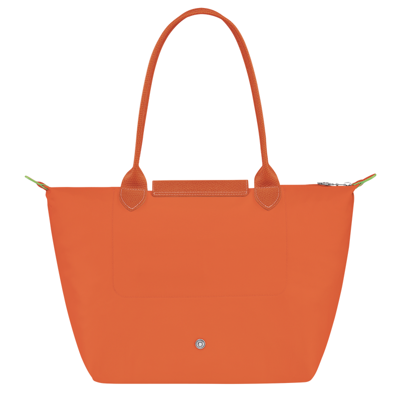 Le Pliage Green 肩揹袋 M , 橘紅色 - 再生帆布  - 查看 3 5