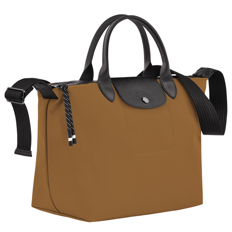 Le Pliage Energy L Handbag , Tobacco - Recycled canvas  - View 2 of  5