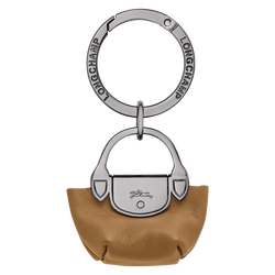 Le Pliage Xtra Key ring , Tobacco - Leather