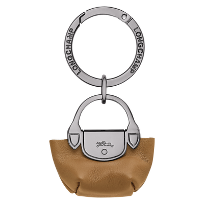 Le Pliage Xtra Key ring , Tobacco - Leather