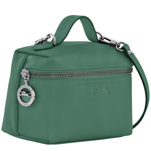 Le Pliage Xtra XS Vanity , Sage - Leather - View 3 of  5