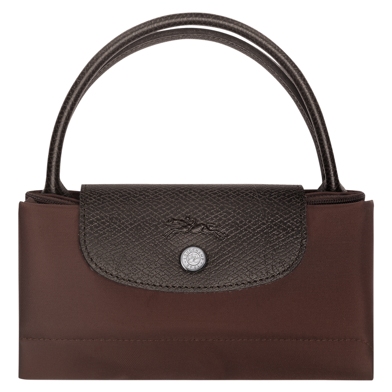 Borsa con manico S Le Pliage Green , Tela riciclata - Moka  - View 7 of  7