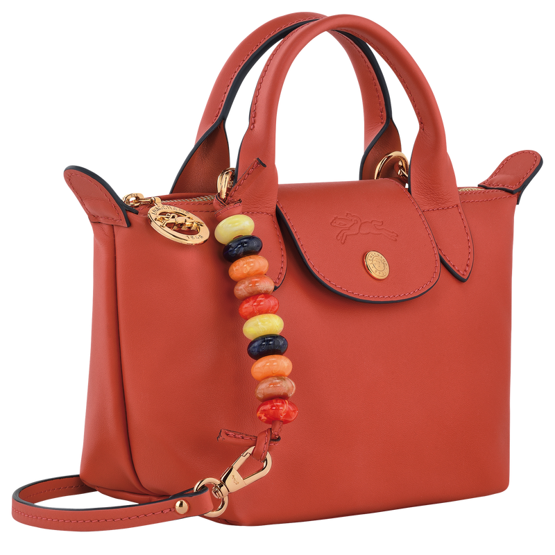 Handtasche XS Le Pliage Xtra , Leder - Ockerbraun  - Ansicht 3 von 7