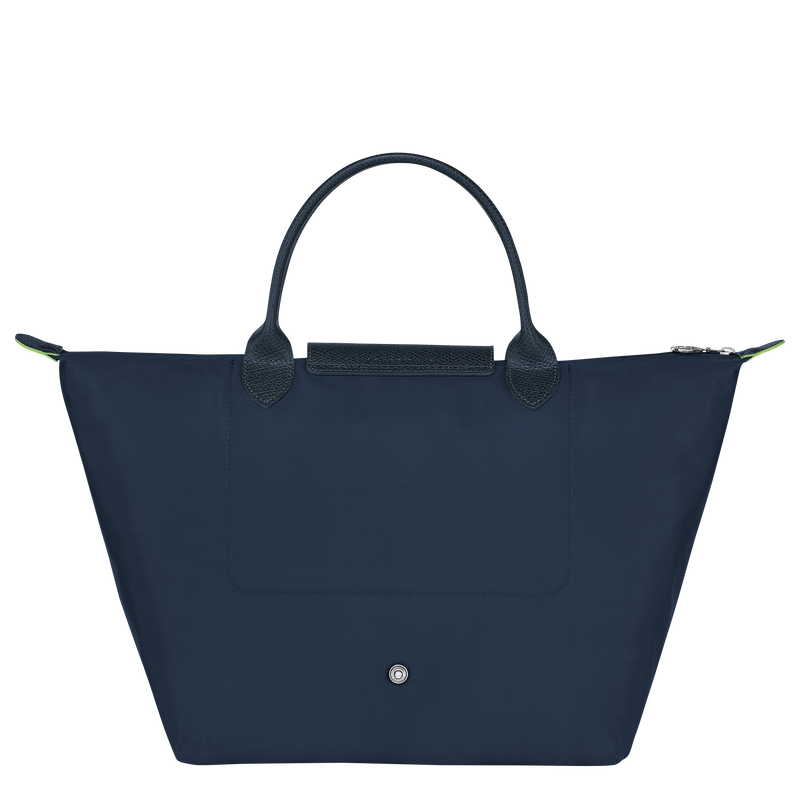 Le Pliage Green M Handbag , Navy - Recycled canvas  - View 4 of 5