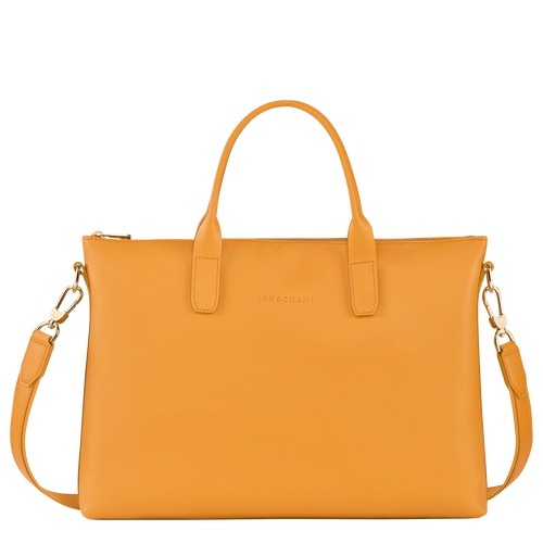 Le Foulonné S Briefcase , Apricot - Leather - View 1 of  4