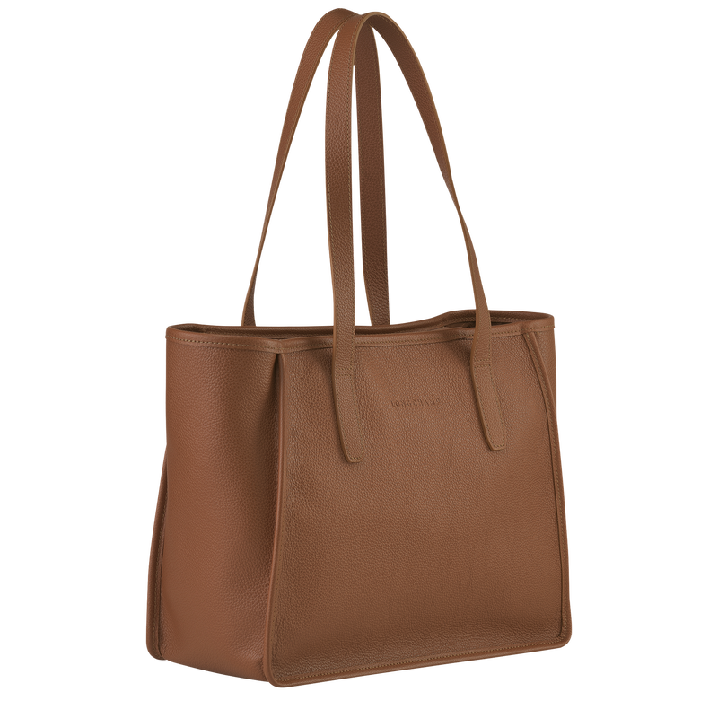 Le Foulonné L Tote bag , Caramel - Leather  - View 3 of 5