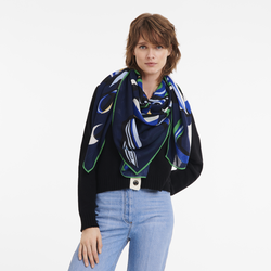 Étole Cocarde Longchamp , Autre - Navy