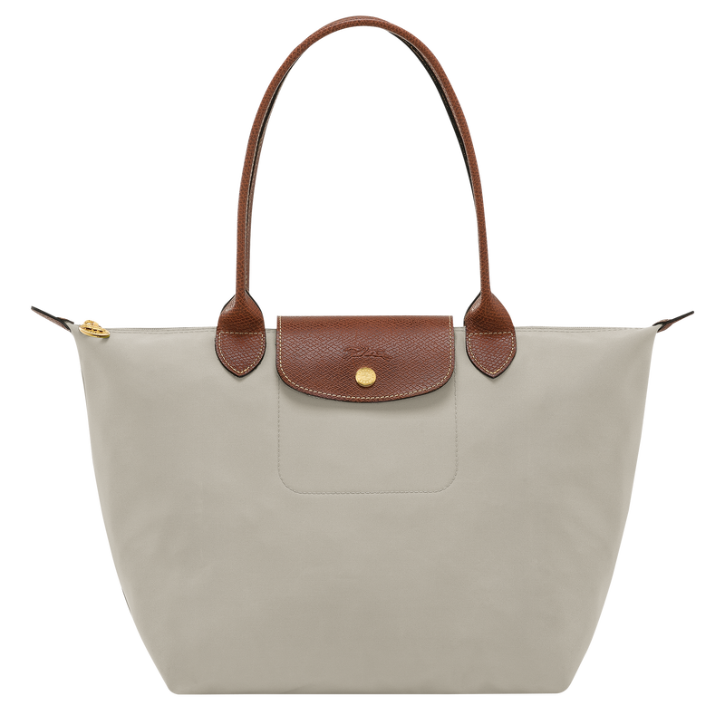 Borsa da spalla M Le Pliage Original , Tela riciclata - Grigio Verde  - View 1 of  6